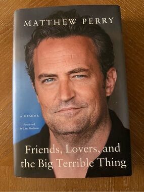 Friends, Lovers, and the Big Terrible Thing - Hardcover Memoir (Blue Cover)